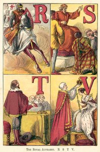 The Royal Alphabet, R, S, T, V by English School